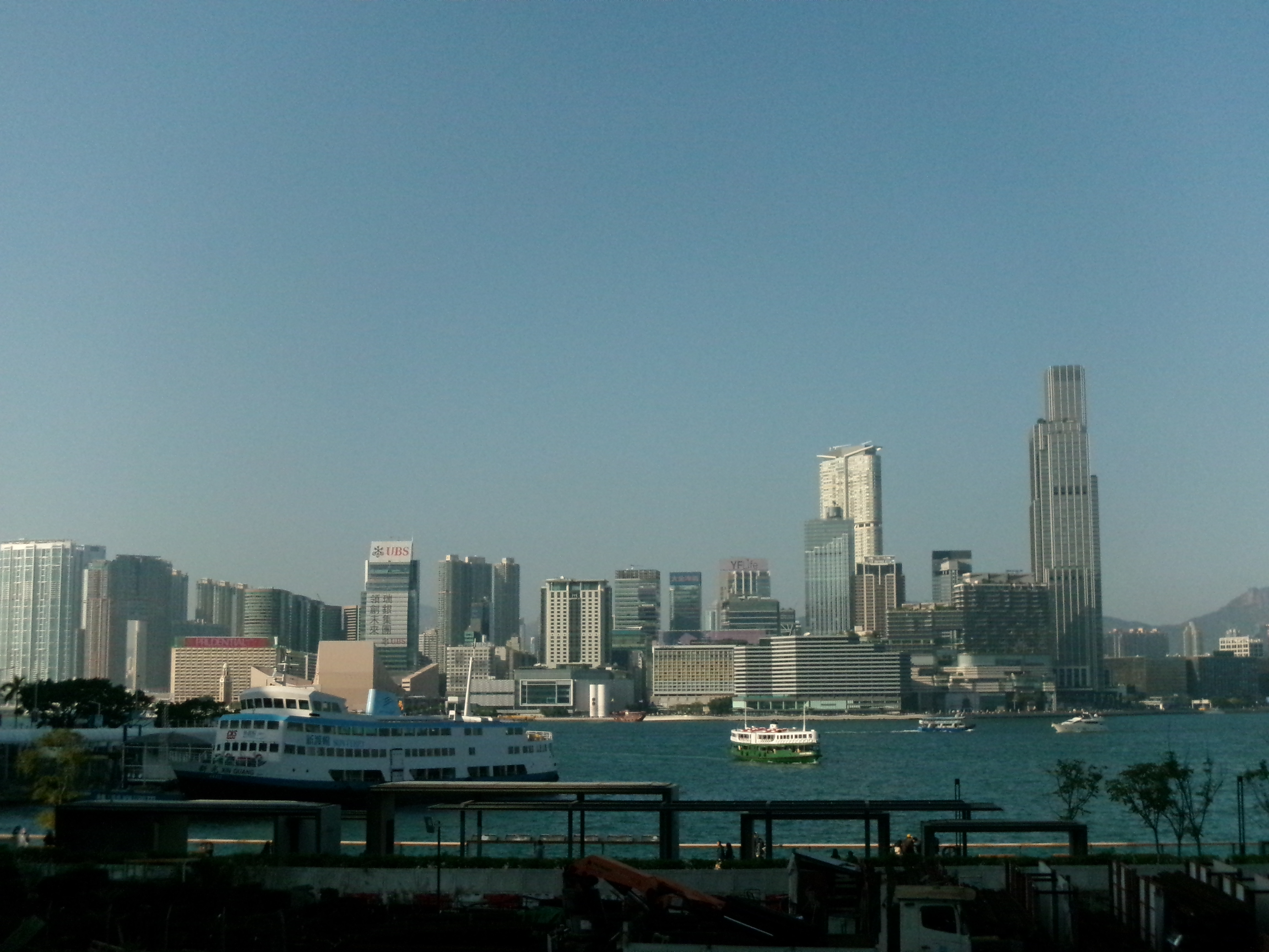 Harbour city skyline from the day