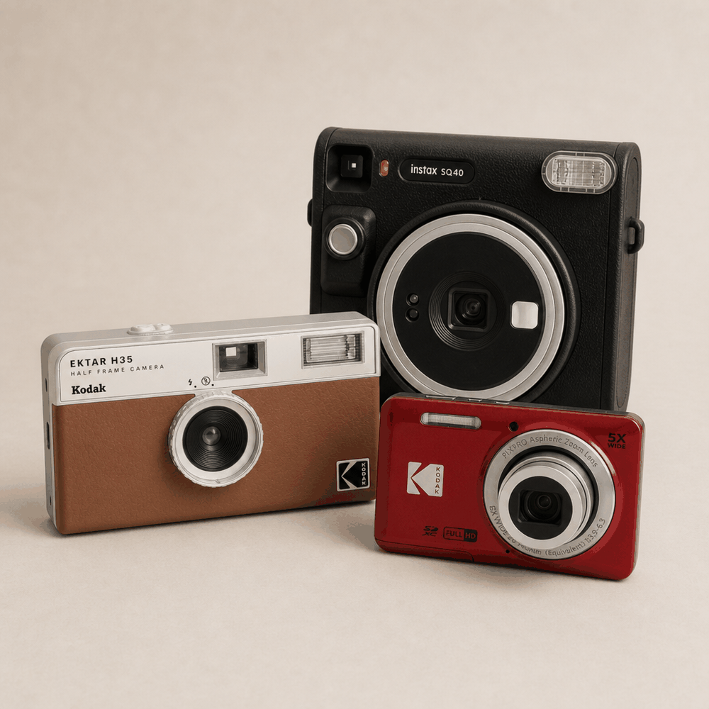The Full Mix — digicam, film and Polaroid Square